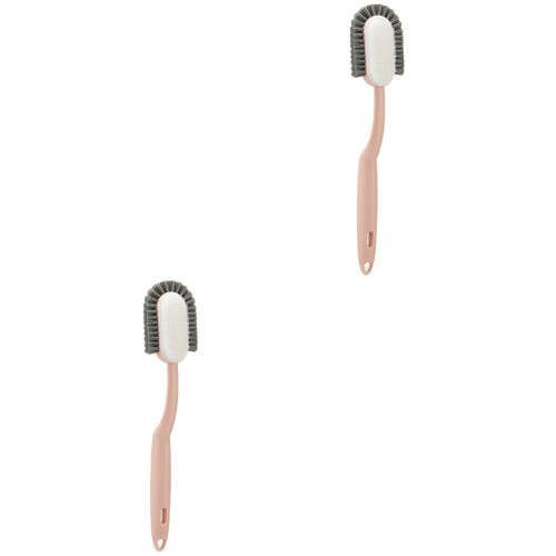 2pcs Cleaning Brush Plastic Brush Shoe 2