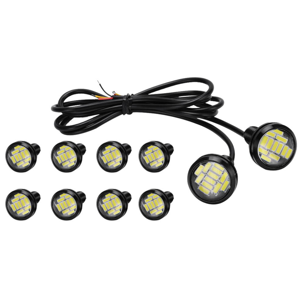 20 Pcs Eagle Eye Lamp License Plate Reversing For Light 3622752997376