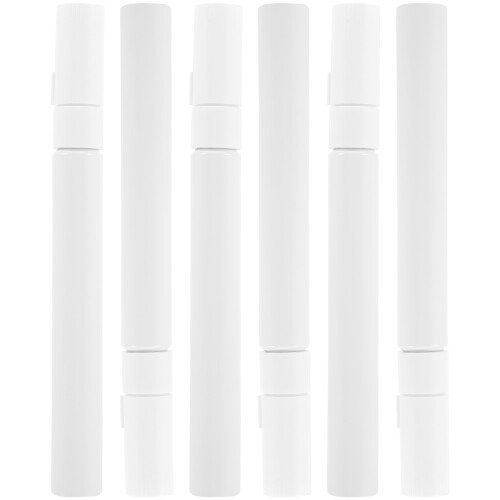 18Pcs Empty Refillable Paint Pens White Metal Shells Smooth Writing 1