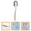 2pcs Cleaning Brush Plastic Brush Shoe 8