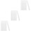 18Pcs Empty Refillable Paint Pens White Metal Shells Smooth Writing 7