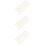 3pcs Miss Non-Slip Rope Adjustable 8