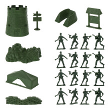 300 Pcs Soldier Figurine Toys Plastic Model Kit For Military Wargaming