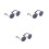 6 Pcs Small Pet Dogs Cat Sunglasses Black 5