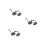 6 Pcs Small Pet Dogs Cat Sunglasses Black 6