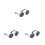 6 Pcs Small Pet Dogs Cat Sunglasses Black 10