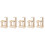 5Pcs Mini Wood Cat Tree Decorative Mini House Climbing Tower 9