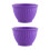 2pcs Purple Measuring Bowl Care 5