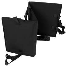 2Pcs Black Bunk Bed Ladder Safety Covers Babyproof Oxford Material