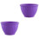 2pcs Purple Measuring Bowl Care 3