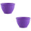 2pcs Purple Measuring Bowl Care 6