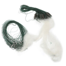 5Pcs White Easy Clean Gill Net Durable Mesh Net for Fishing Gear Trap
