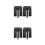 4 Pcs CB Radio Mount Mobile Holder Microphone Clip Iron Hook 4