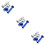 6 Pcs Aluminum Alloy Motorcycle Throttle Handle Grips 10