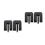 4 Pcs CB Radio Mount Mobile Holder Microphone Clip Iron Hook 7