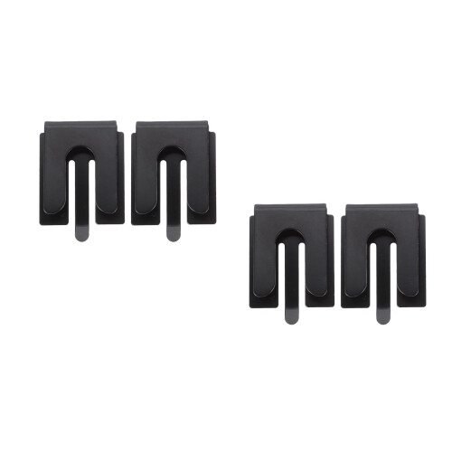 4 Pcs CB Radio Mount Mobile Holder Microphone Clip Iron Hook 2