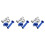6 Pcs Aluminum Alloy Motorcycle Throttle Handle Grips 6