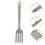 Fried Noodle Fork Nonstick Daily Use 2pack 11.59x2.08x0.79in 11