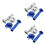 6 Pcs Aluminum Alloy Motorcycle Throttle Handle Grips 8