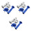 6 Pcs Aluminum Alloy Motorcycle Throttle Handle Grips 5