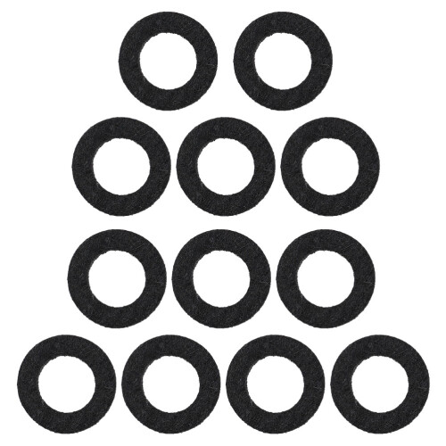 40Pcs Black Trumpet Pads Felt Cushions Durable Replacement Set