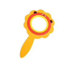 Magnifying Glass Portable Learning Toy For Children Handle Orange
