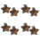 8Pcs Elegant Dark Brown Car Vent Clips Interior Ornaments 7
