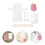 2Sets White Purse Making Kit with Fine Workmanship DIY Sewing Supplies 3