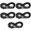 5 Rolls Double Braided Wire Twist Thread To Weave 9