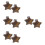 8Pcs Elegant Dark Brown Car Vent Clips Interior Ornaments 9