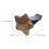 8Pcs Elegant Dark Brown Car Vent Clips Interior Ornaments 11