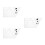 3Pcs Transparent Acrylic Quilting Ruler for Sewing Precise Patchwork 4