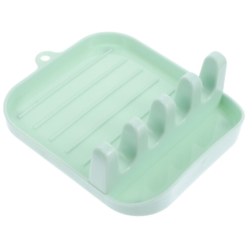 Silicone Chopsticks Rest Sky-Blue 3pcs 6.7x5.5x1.4in