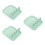 Silicone Chopsticks Rest Sky-Blue 3pcs 6.7x5.5x1.4in 6