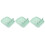Silicone Chopsticks Rest Sky-Blue 3pcs 6.7x5.5x1.4in 4