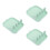 Silicone Chopsticks Rest Sky-Blue 3pcs 6.7x5.5x1.4in 7