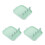 Silicone Chopsticks Rest Sky-Blue 3pcs 6.7x5.5x1.4in 8