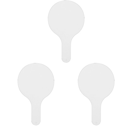 3 Pieces Whiteboard Kids Answer Paddle Handheld Boards For Students 1
