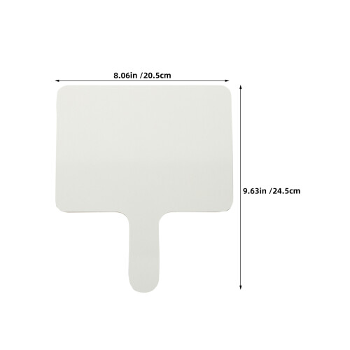3Pcs Dry Erase Answer Paddle 9.6 X 8 Inch Double Sided For Classroom 1