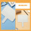 3Pcs Dry Erase Answer Paddle 9.6 X 8 Inch Double Sided For Classroom 8