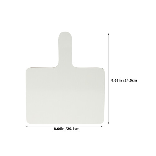 3Pcs Dry Erase Answer Paddle 9.6 X 8 Inch Double Sided For Classroom 2