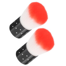 2pcs Nail Dipping Powder Brush Soft Bristles for Easy Dust Removal and French Manicure