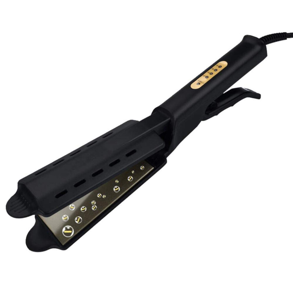 Hair Straightener Ceramic Tourmaline Ionic Flat Iron with Fast 15s HeatUp and Wide Plate for Women
