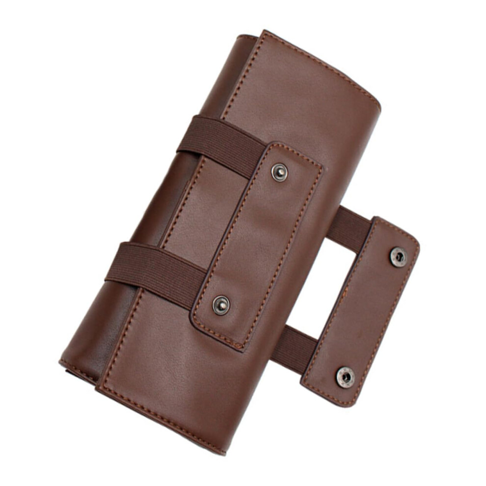Hairdressing Scissor Pouch Leather Barber Tool Case Lightweight Compact Travel Storage Bag