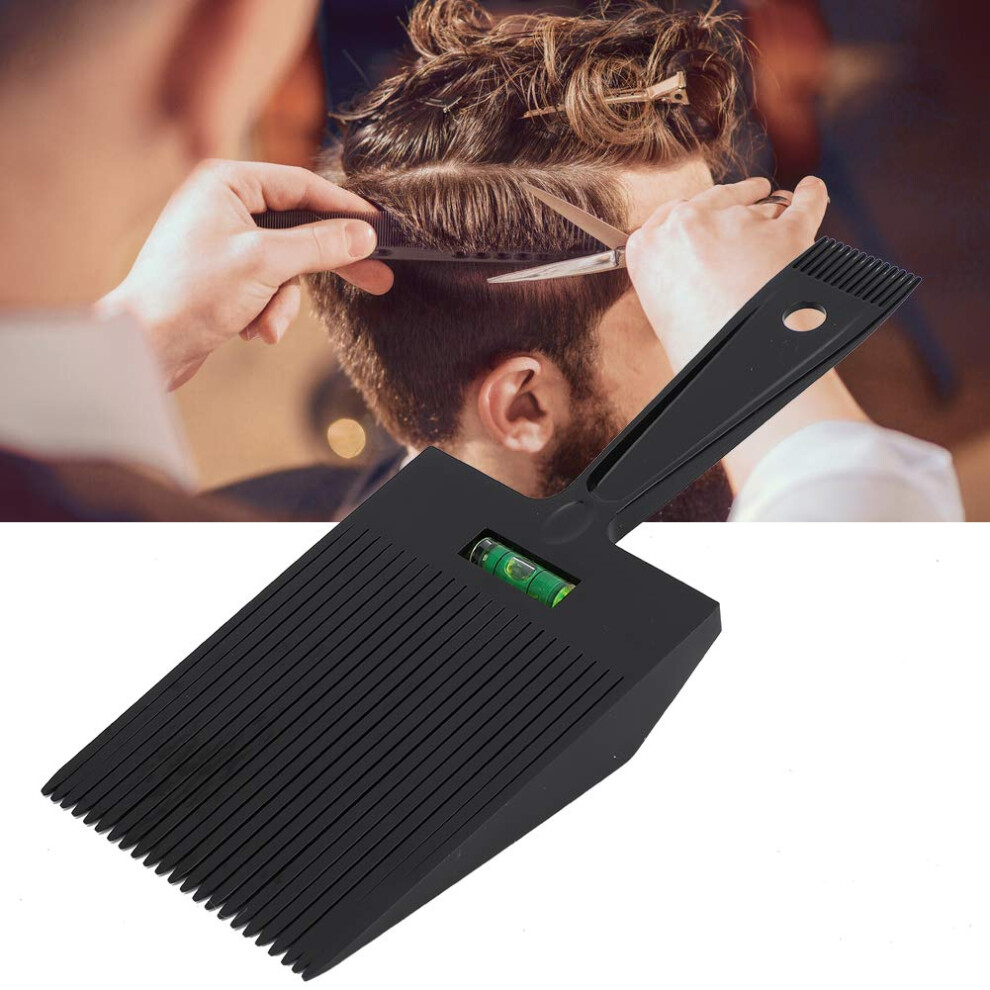 Unisex Flat Comb For Men Haircut With Builtin Level Guide, Dualended Barber Hair Clipper Comb