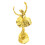 2pcs Dancing Performance Trophy Resin Crafted Lady Shape Award For Dancer 2