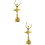 2pcs Dancing Performance Trophy Resin Crafted Lady Shape Award For Dancer 9