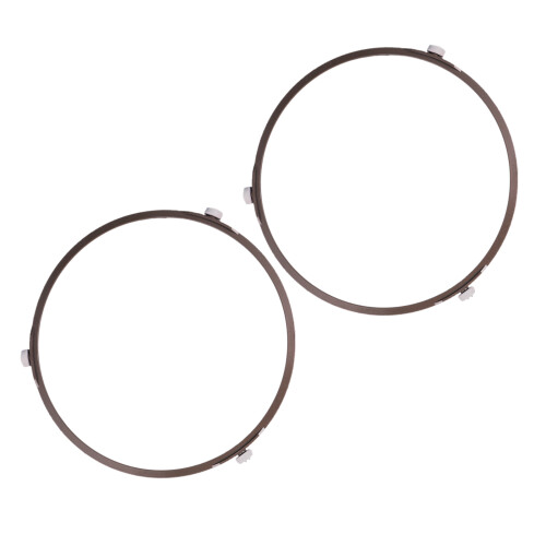 10Pcs Brown Microwave Turntable Ring Durable Plastic Roller Support