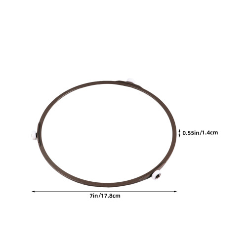 10Pcs Brown Microwave Turntable Ring Durable Plastic Roller Support 2