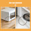 10Pcs Brown Microwave Turntable Ring Durable Plastic Roller Support 7
